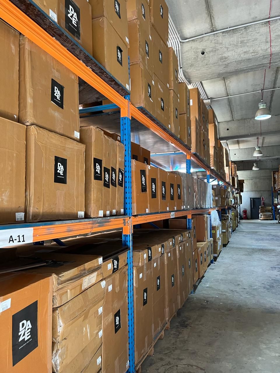 Warehouse racking