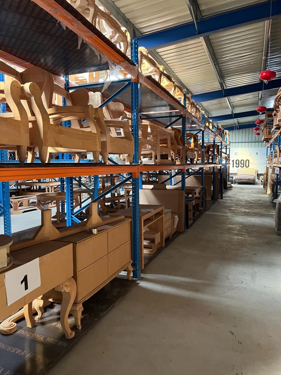 Warehouse aisle